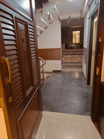 Staircase in 4 BHK Builder Floor at New Friends Colony – for Sale