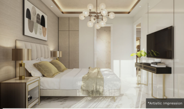 Bathroom in 3 BHK Apartment at Smart World Gems, Sector 89 – for Sale