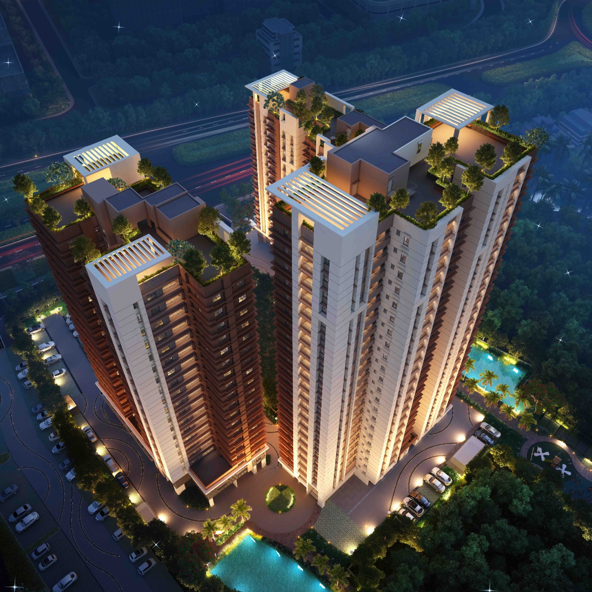 3 BHK + Study Room Apartment For Sale in Mani Casa