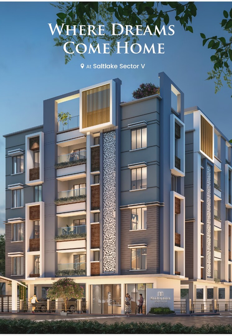 Exterior View, salt lake sector v 3 Bedroom 1100 Sq.Ft. Apartment In Salt Lake Sector V Kolkata 7769482