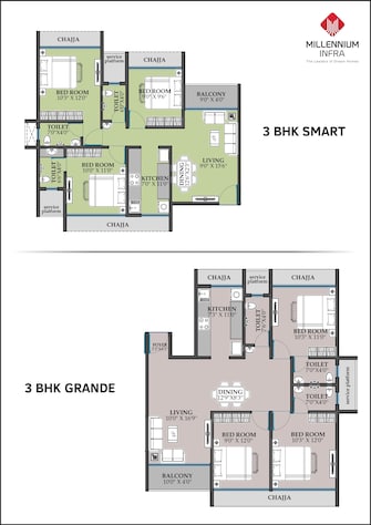 1 BHK Apartment For Resale in Millennium Flora New Panvel Sector 17 Navi Mumbai  7769832