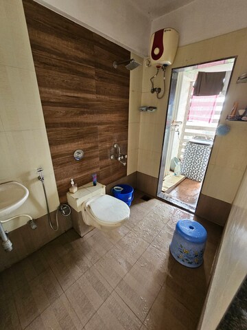 Attached Bathroom in 2 BHK Apartment at Akanksha Pioneer, Vartak Nagar – for Sale