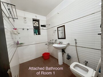 Bathroom in 2 BHK Builder Floor at Vivekanandapuri – for Rent