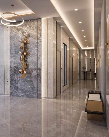 Building Lobby in 3 BHK Apartment at Dahisar East – for Sale