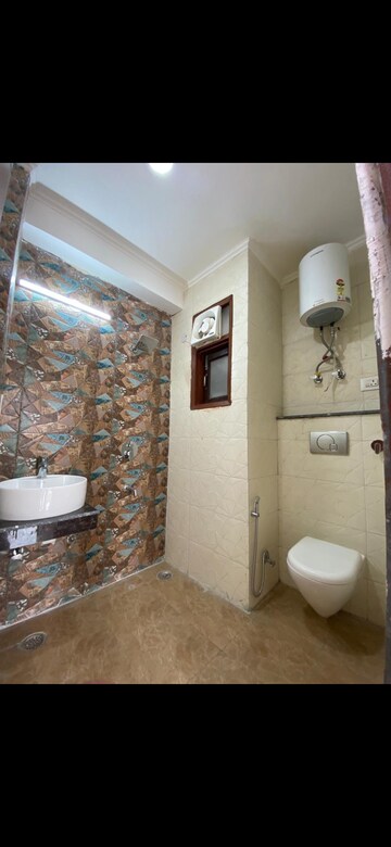 Bathroom in 3 BHK Builder Floor at Chattarpur – for Sale