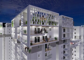 Floor Plan in 3 BHK Apartment at Anvita High 9, Kollur – for Sale