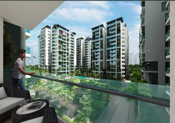 Balcony in 3 BHK Apartment at Sri Aditya Athena, Shaikpet – for Sale