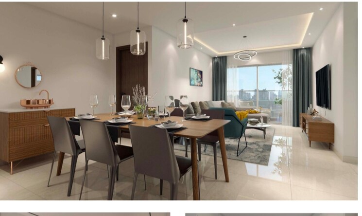 Living Room, lansum-el-dorado 3 Bedroom 2240 Sq.Ft. Apartment In Narsingi Hyderabad 7771520