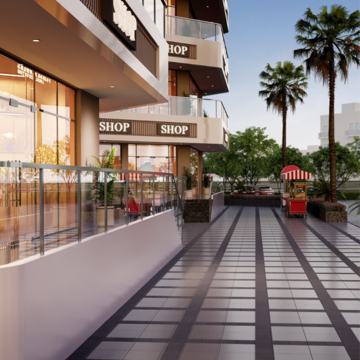  Shop – Exterior View View at Kamakhya Cross Walk, Phi 1 Greater Noida - for Sale