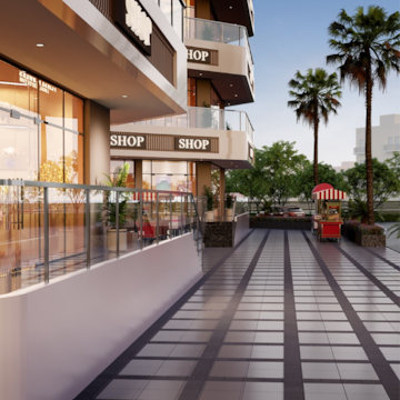  Shop – Exterior View View at Kamakhya Cross Walk, Phi 1 Greater Noida - for Sale
