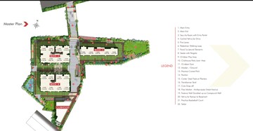 Master Plan in 3 BHK Apartment at Poulomi Avante, Kokapet – for Sale