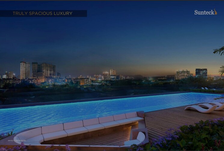 Swimming Pool, sunteck-city-avenue-4 3 Bedroom 902 Sq.Ft. Apartment In Goregaon West Mumbai 7771896