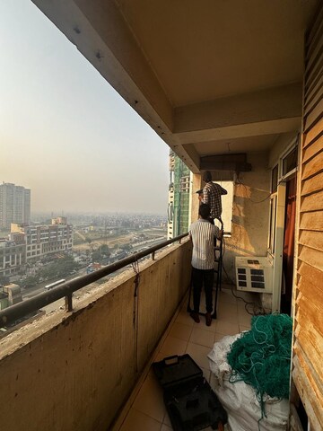 Balcony in 2 BHK Apartment at Gaurs Global Village, Sain Vihar – for Rent