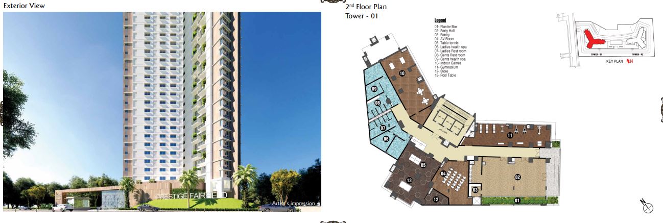 4 BHK Apartment For Resale in Prestige Fairfield Rmv 2nd Stage Bangalore  7771925