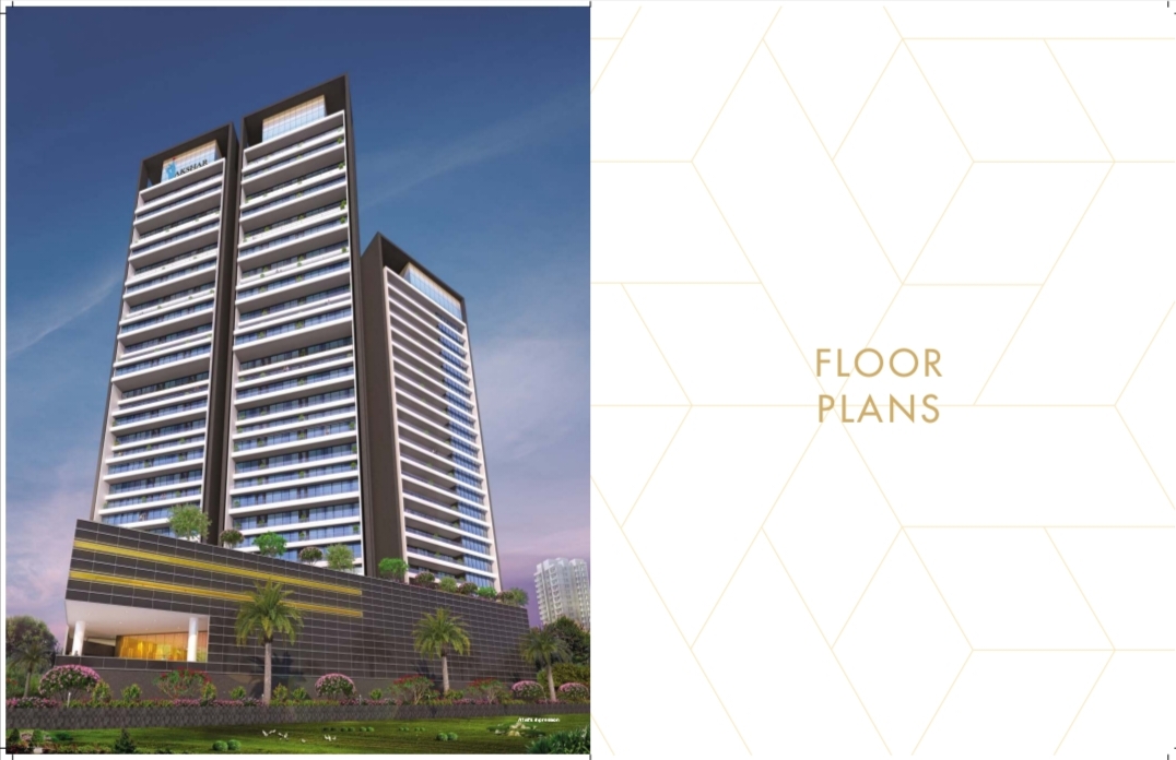 4 BHK + Pooja Room,Study Room,Extra Room 2639 Sq.Ft. Apartment in Akshar One Akshar