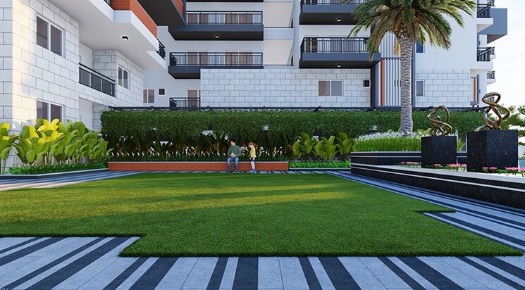 Garden, hirize-elysia 3 Bedroom 1590 Sq.Ft. Apartment In Kokapet Hyderabad 7772619