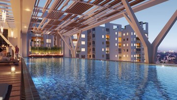 Swimming Pool in 3 BHK Apartment at INDIS Viva City, Kondapur – for Sale
