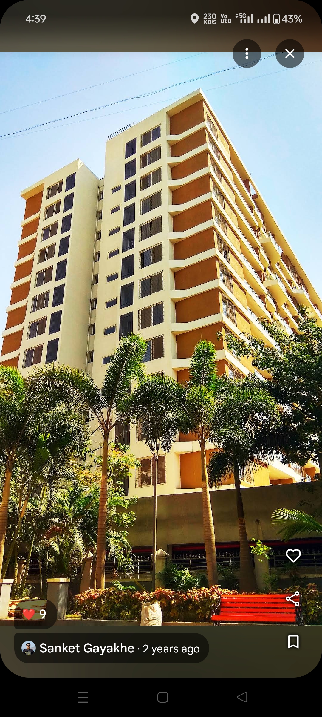 2 BHK Apartment For Rent in Shree Signature Park Wakad Pune  7772853