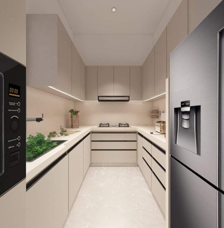 Kitchen, indiabulls-blu 3 Bedroom 1295 Sq.Ft. Apartment In Worli Mumbai 7772994