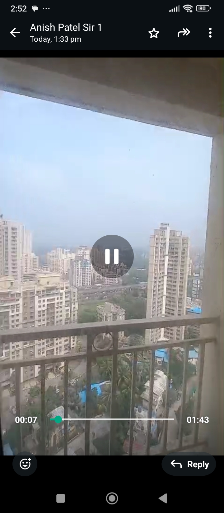 2 BHK Apartment For Rent in Vijay Vatika Kavesar Thane  7773289