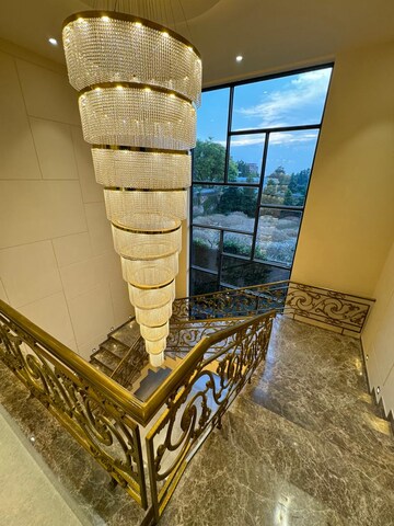 Staircase in 6+ BHK Villa at Risland Sky Mansion, Chattarpur – for Sale