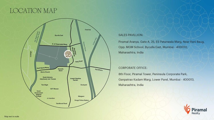Map Location, piramal-aranya-ahan 2 Bedroom 675 Sq.Ft. Apartment In Byculla Mumbai 7773696
