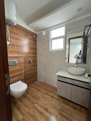 Bathroom in 3 BHK Builder Floor at Risland Sky Mansion, Chattarpur – for Sale