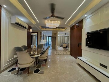 Living Room in 4 BHK Builder Floor at Ansal API Esencia, Sector 67 – for Sale