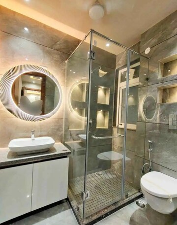 Bathroom in 4 BHK Builder Floor at Ansal API Esencia, Sector 67 – for Sale