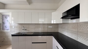 Kitchen in 3 BHK Apartment at Prestige Finsbury Park Regent, Bagaluru  – for Rent