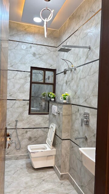Bathroom in 3 BHK Builder Floor at Om Vihar – for Sale