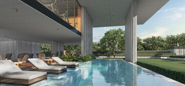 Swimming Pool in 5 BHK Apartment at Raghava Capital 45, Financial District – for Sale