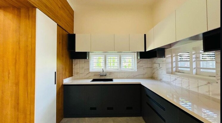 Kitchen, railway colony 2 Bedroom 1100 Sq.Ft. Villa In Railway Colony Palakkad 7775074