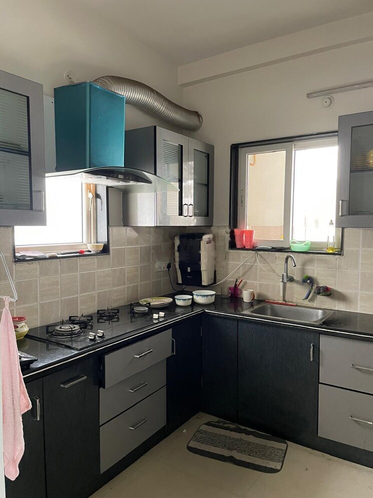 Kitchen, rainbow-vistas 3 Bedroom 1550 Sq.Ft. Apartment In Hi Tech City Hyderabad 7776309