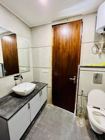 Bathroom in 3 BHK Builder Floor at Sushant Lok 3, Sector 57 – for Sale
