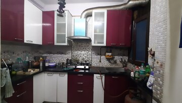 Kitchen in 3.5 BHK Apartment at Gardenia Glamour, Vasundhara Sector 3 – for Rent