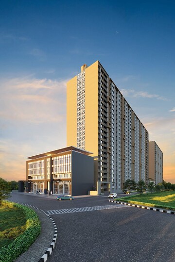 2 BHK Apartment – Exterior View View at Saniket The Rising, Kiwale - for Sale