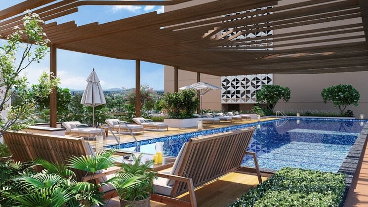 Balcony, saniket-the-rising 3 Bedroom 1096 Sq.Ft. Apartment In Kiwale Pune 7777431