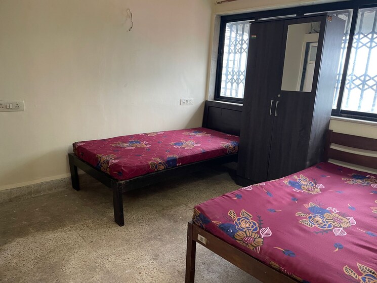 Bedroom, thane west Pg For Girls In Thane West 7777450