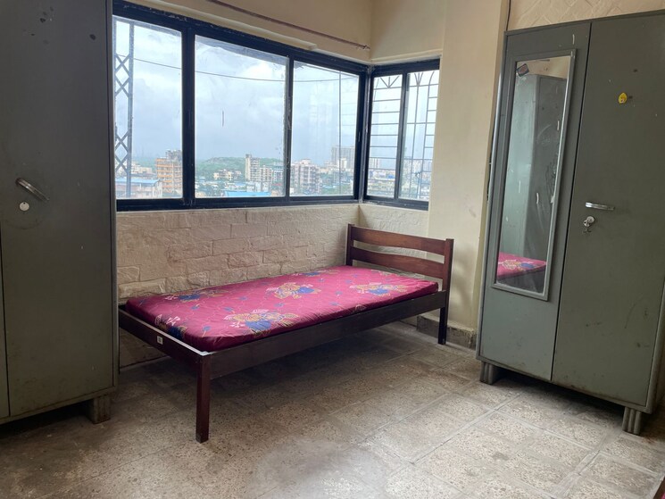 Bedroom, thane west Pg For Girls In Thane West 7777450