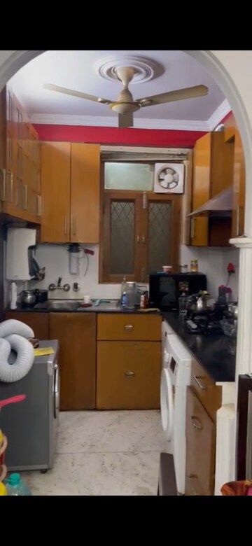 Kitchen in 3 BHK Apartment at Zakir Nagar – for Sale