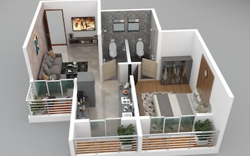 2 BHK Apartment For Sale in Six Square One, Ambernath East