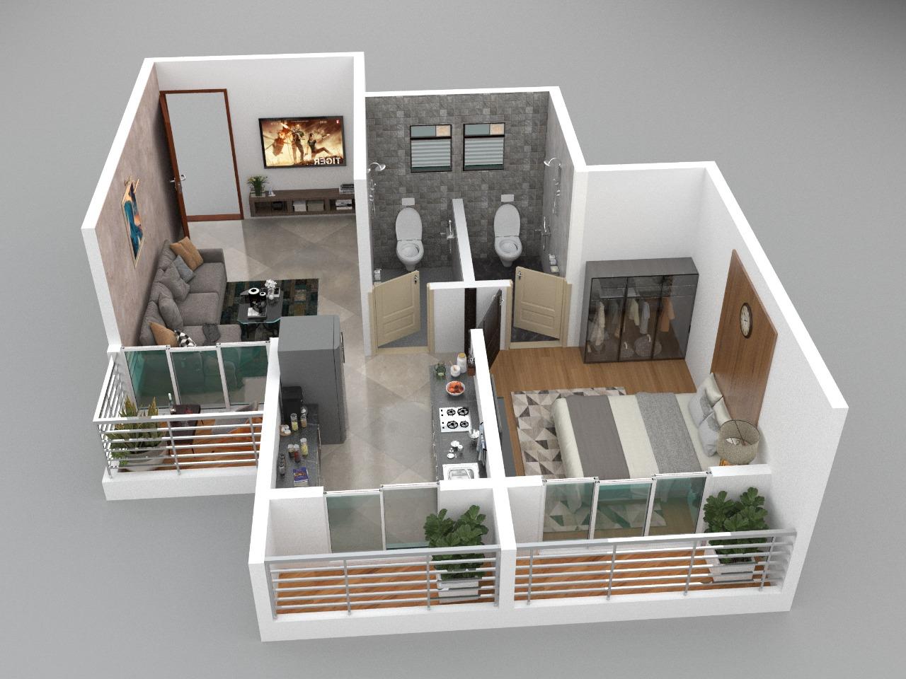 2 BHK Apartment For Sale in Six Square One