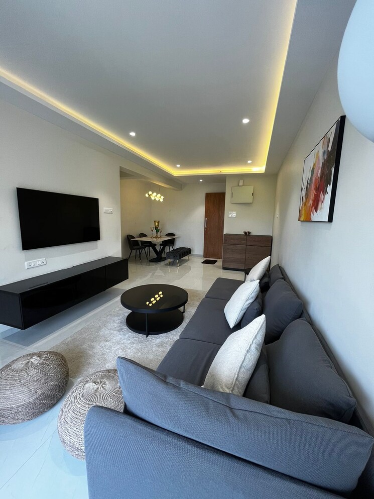 Living Room, shri-nakoda-ratan-address 2 Bedroom 900 Sq.Ft. Apartment In Prabhadevi Mumbai 7778086