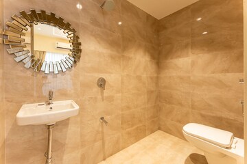 Bathroom in 3 BHK Apartment at Sai Yashaskaram, Kharghar – for Sale