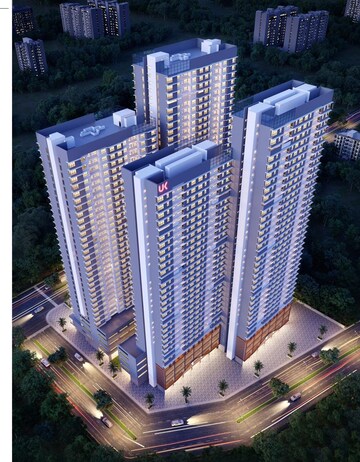 2.5 BHK Apartment – Exterior View View at UK Luxecity, Kandivali East - for Sale