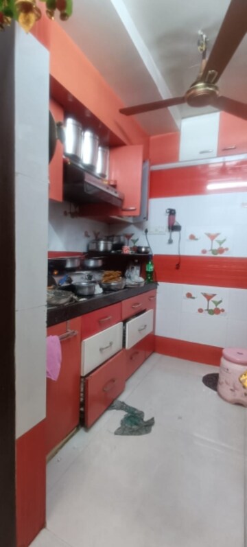 Kitchen in 2 BHK Builder Floor at Sagar Avenue, Santacruz East – for Sale