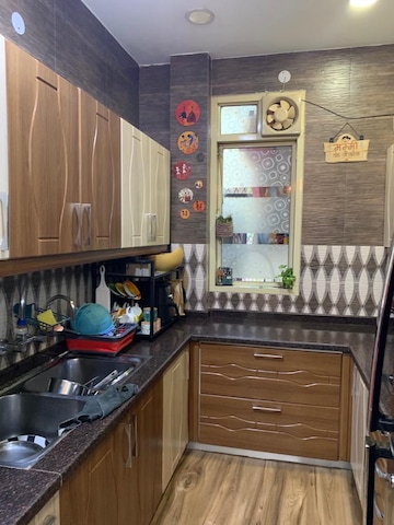 Kitchen in 3 BHK Builder Floor at Pitampura – for Sale