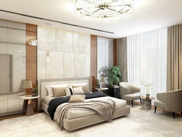 Bedroom in 3 BHK Builder Floor at Great Value Anandam, Sector 107 – for Sale