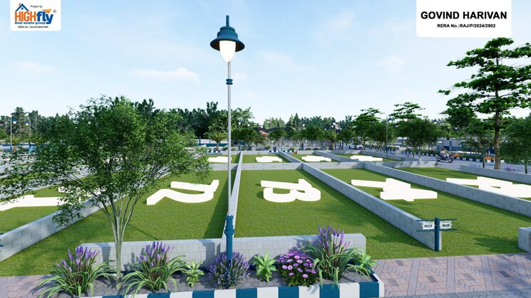Garden, high-govind-harivan  111 Sq.Yd. Plot In Lakhna Jaipur 7778700